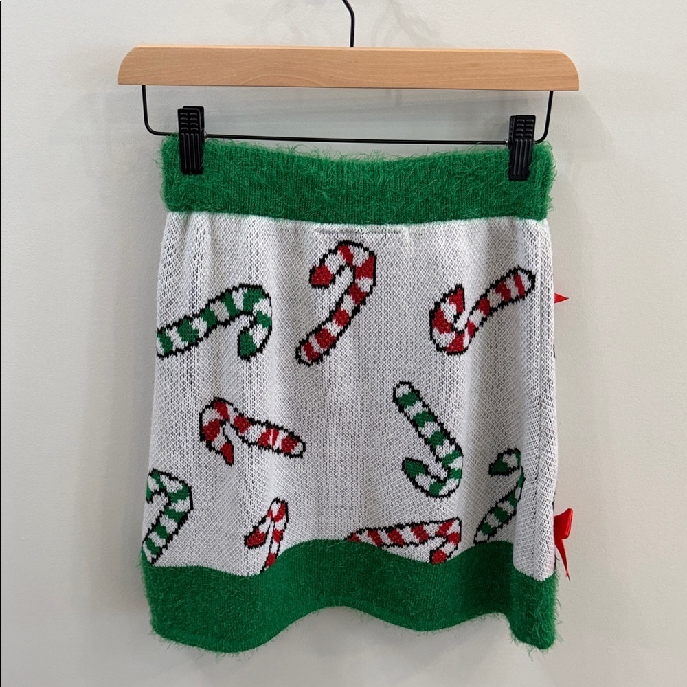Holiday Candy Cane Mini Skirt - Picture 3 of 6